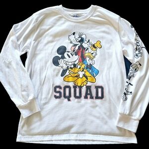 Disney Squad long sleeves white top